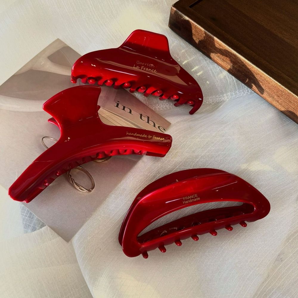 Hair Clips - 헤어드레스 대형 헤어 클로 10.5CM 아세테이트