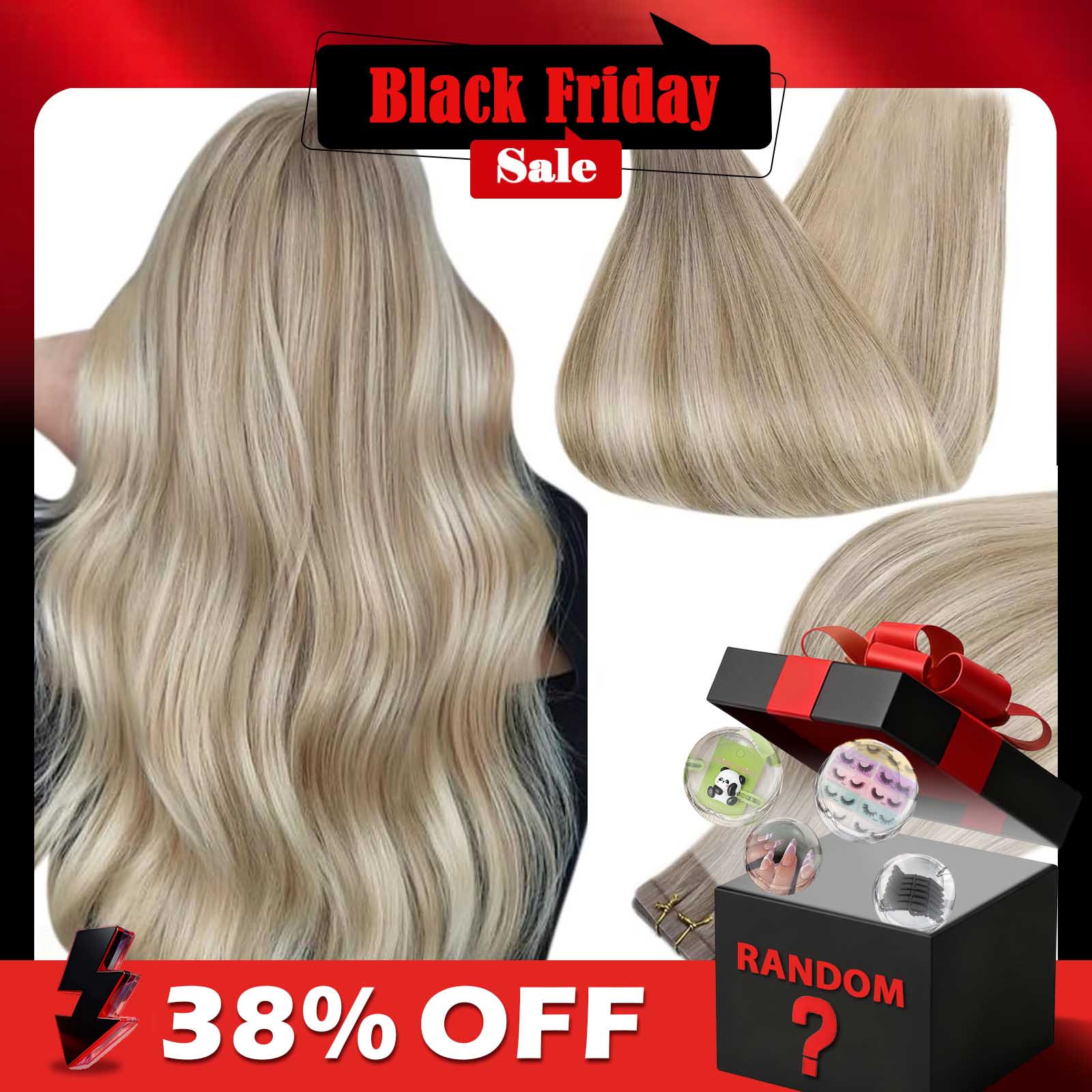 Invisible Tape In Extensions Real Hair - 인간의 머리카락 확장에 전체 샤인 테이프