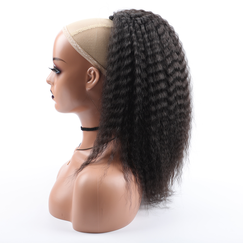 Drawstring Afro Curly Puff Ponytail - 가짜 합성 Drawstring 포니 테일 여성용