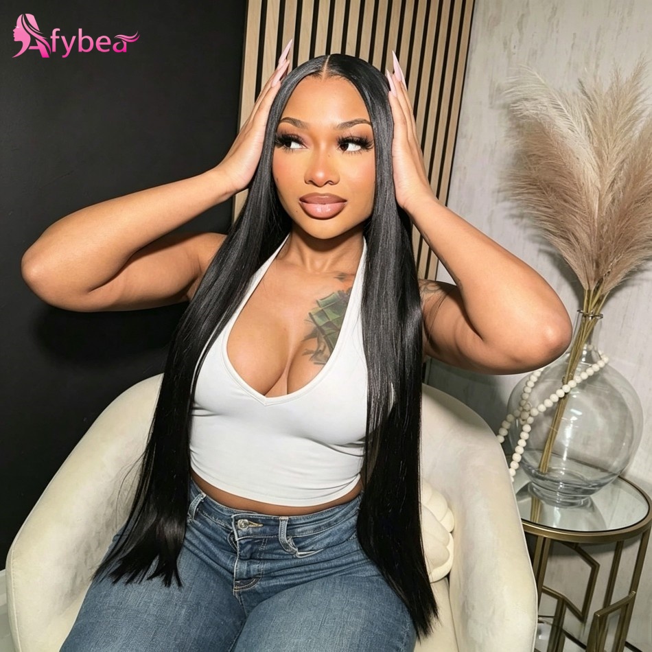 Lace Front Wigs - 스트레이트 인모 가발 글루리스 220 밀도