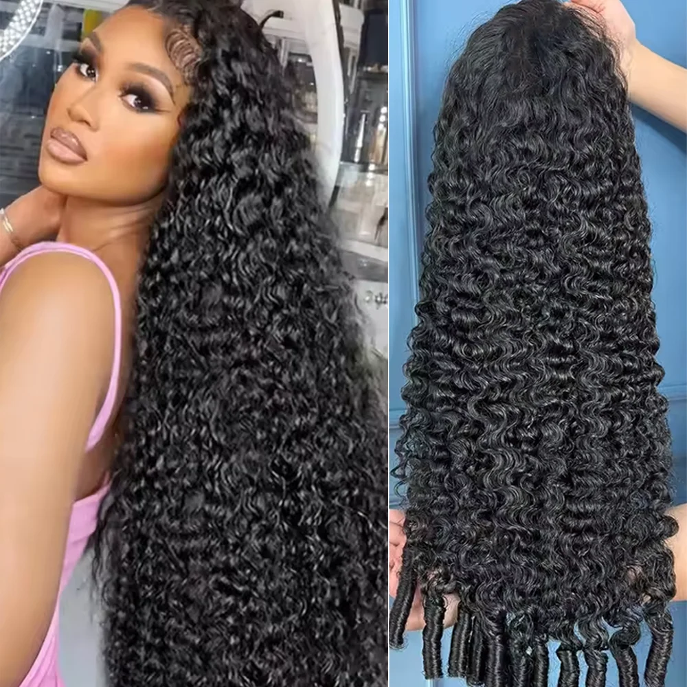 Human Hair Wigs - 200 밀도 13x4 13x6 HD 투명