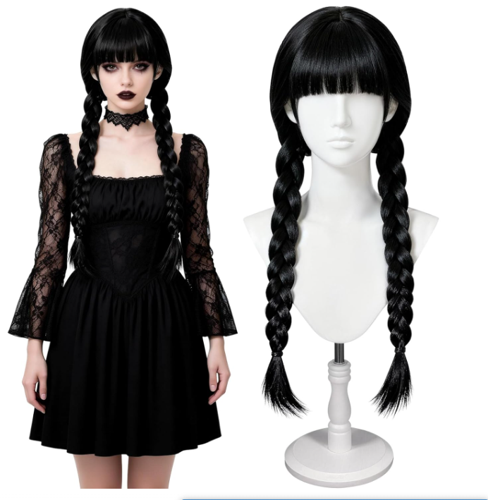 Synthetic Braided Wigs For Black Women - 긴 고딕 코스프레 가발 여성용 긴