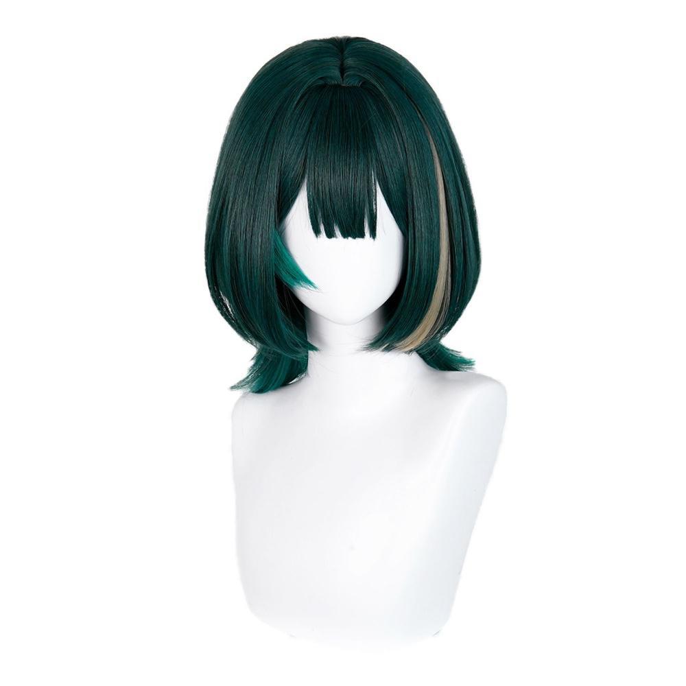 Synthetic Wigs - 애니메이션 네페르 코스프레 가발 그린 하이라이트