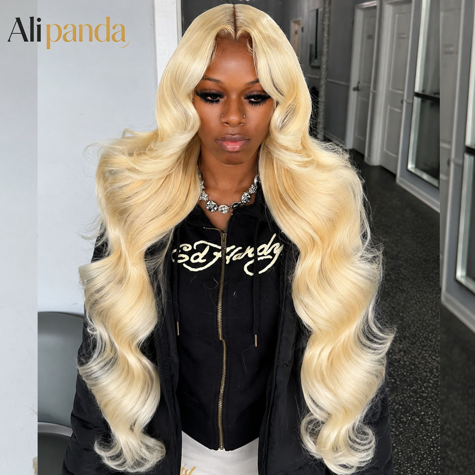 613 Blonde Body Wave Lace Front Wig - 613 HD 레이스 프론탈 가발 13x6