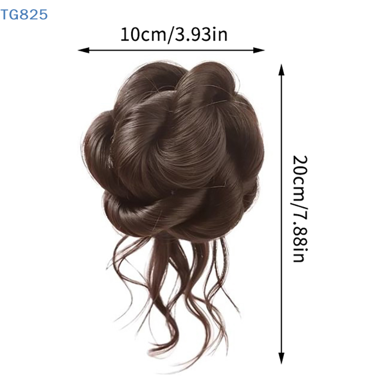 Claw Clip Messy Bun Hair Piece - 【AN】【AN】새로운 합성 헤어 번 시뇽 메시