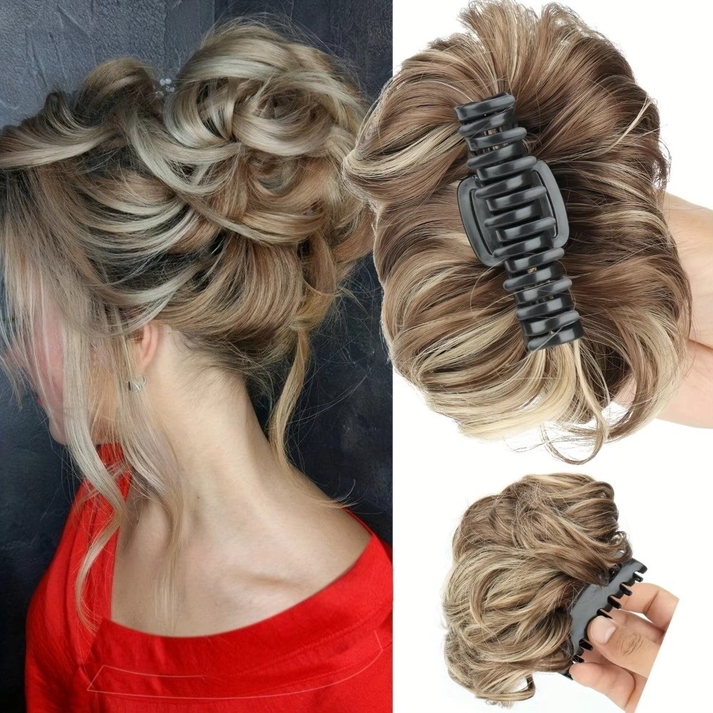 Claw Clip Messy Bun Hair Piece - 오디세이 헤어 번 헤어 클로 클립