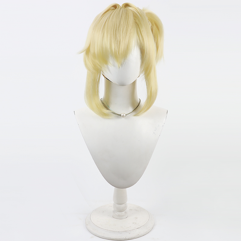 그레이브 코스프레 가발 니케 승리의 여신 노란색 짧은  - Synthetic Wigs 리뷰 및 가격