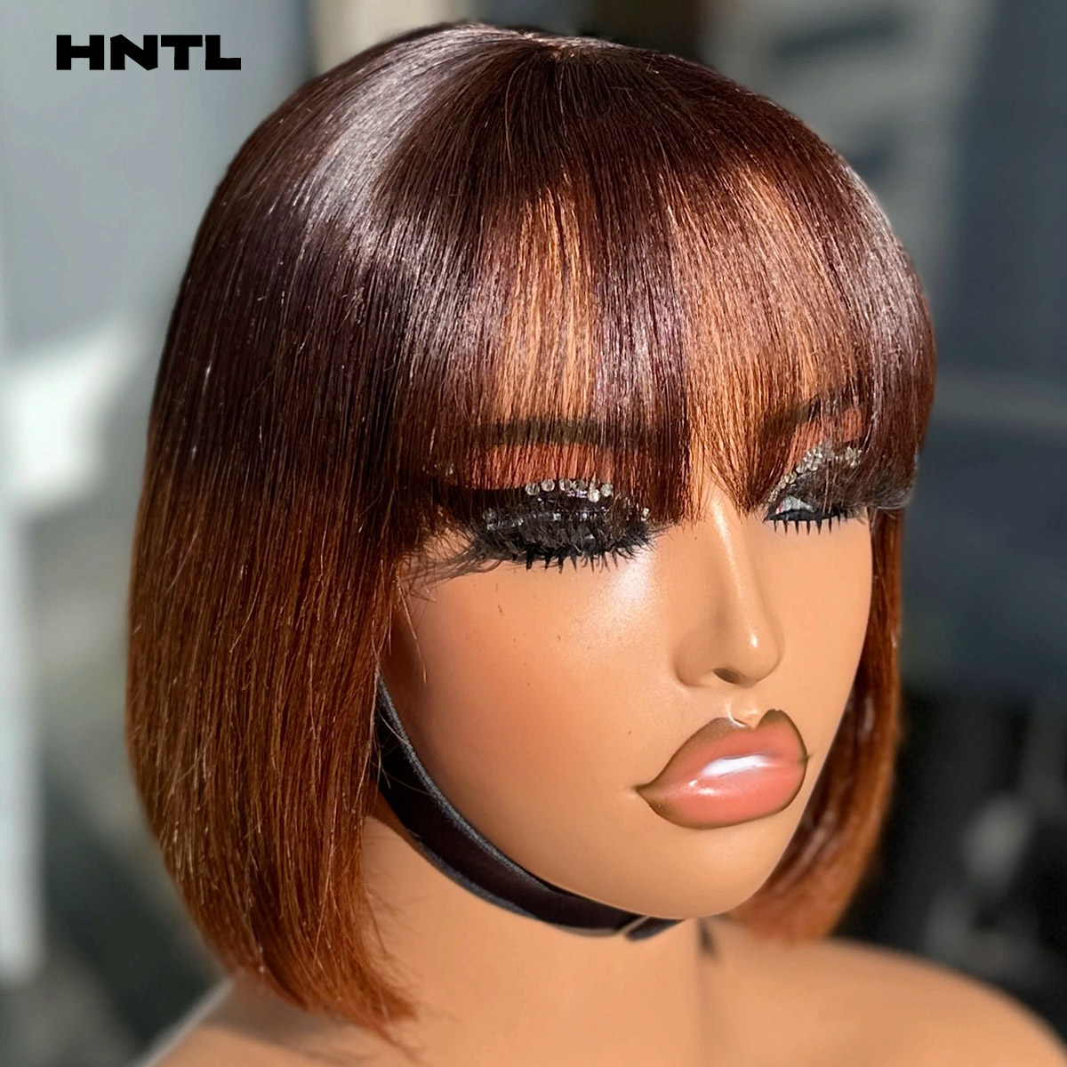 웨어앤고 2바이6 클로저뱅 밥 8인치 글루리스 가발 인 - Pre Parted 13X4 Lace Front Bob Wig 리뷰 및 가격