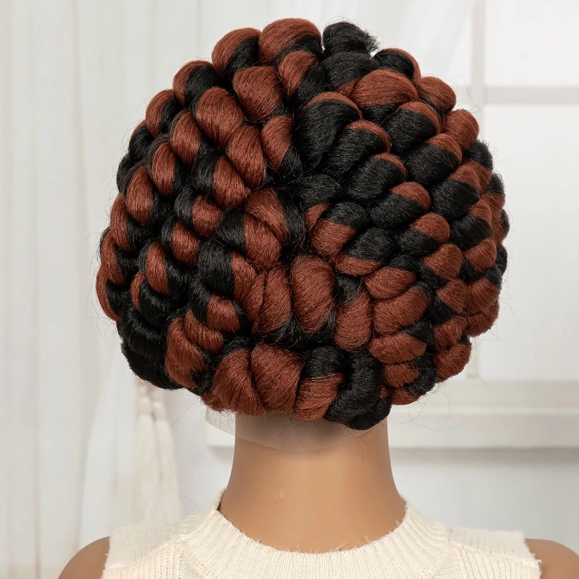 콘로우 브레이드 가발 합성 풀 레이스 컬러 반투 브레이 - Synthetic Braided Wigs For Black Women 리뷰 및 가격