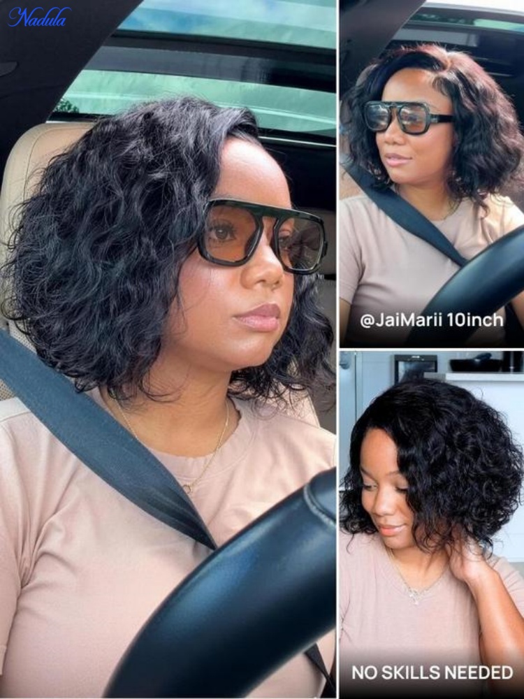 나둘라 13x4 레이스 프론탈 BOB 가발 (베이비 헤 - Pre Parted 13X4 Lace Front Bob Wig 리뷰 및 가격