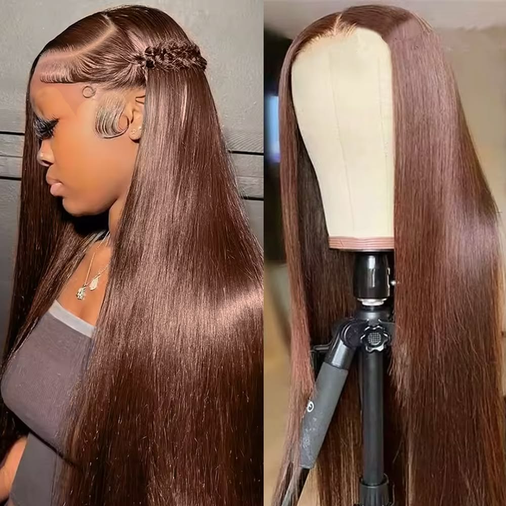 200% 밀도 13x4 HD 투명 초콜릿 브라운 레이스 - Lace Front Wigs 리뷰 및 가격