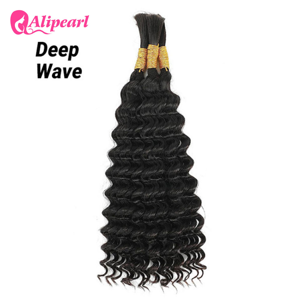 알리펄 브라질산 생인모 벌크 원모 딥 워터 루즈 웨이브 - Water Wave Bulk Human Hair For Braiding 리뷰 및 가격