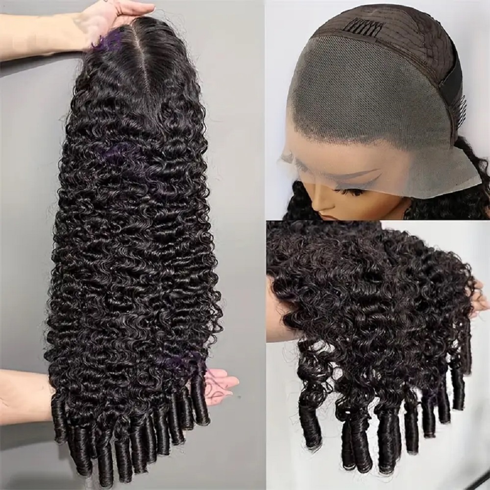 200 밀도 13x4 13x6 HD 투명 풀 레이스 프 - Human Hair Wigs 리뷰 및 가격