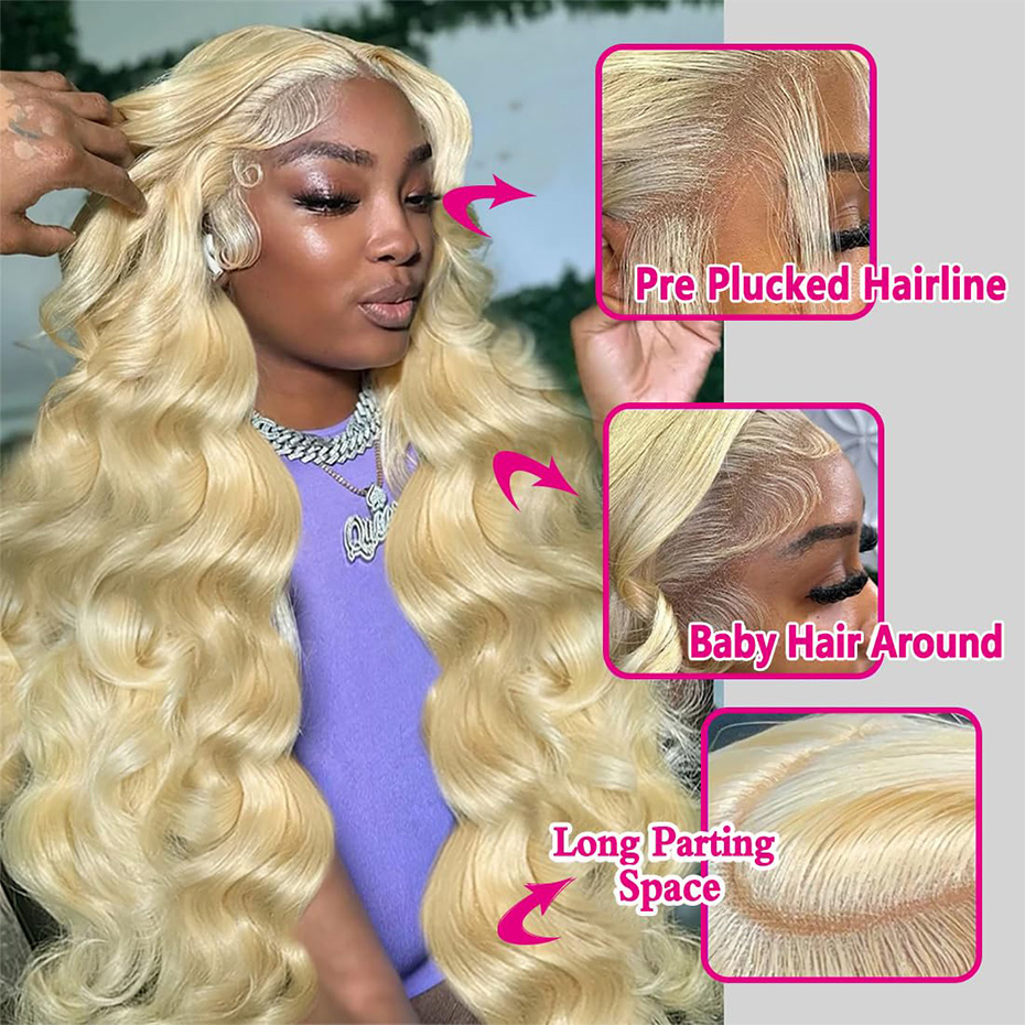 13x6 HD 레이스 프론탈 가발 613 인모 가발 2 - 613 Blonde Body Wave Lace Front Wig 리뷰 및 가격