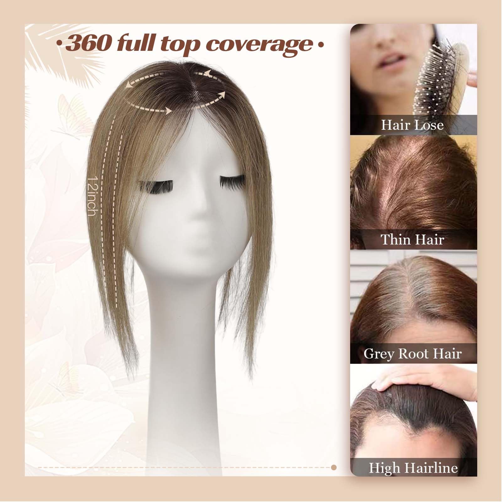 골든 브라운 옴브레 100% 레미 인모 헤어피스 여성용 - Seamless Clip In Hair Extensions Human Hair 리뷰 및 가격