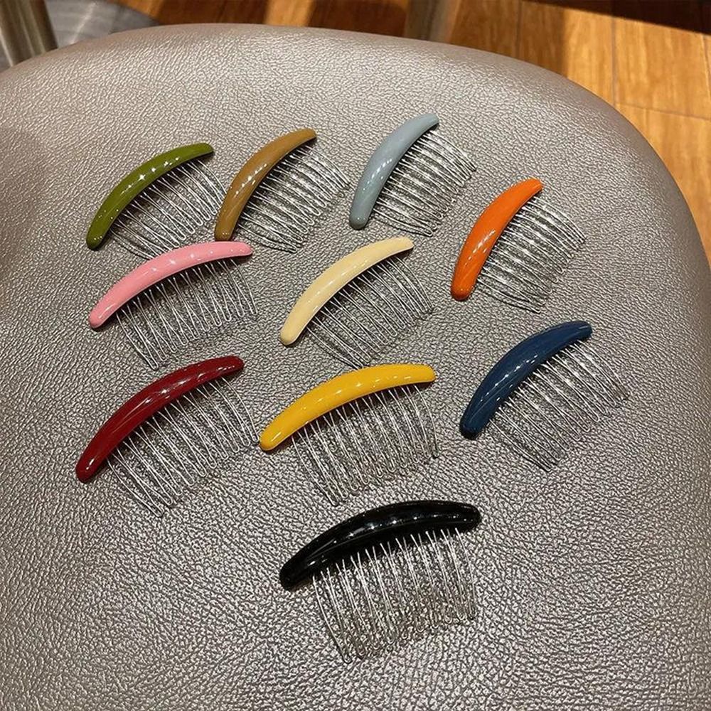 헤어 빗 헤어핀 캔디 컬러 헤어 클립 바레트 헤어 빗  - Hair Clips 리뷰 및 가격
