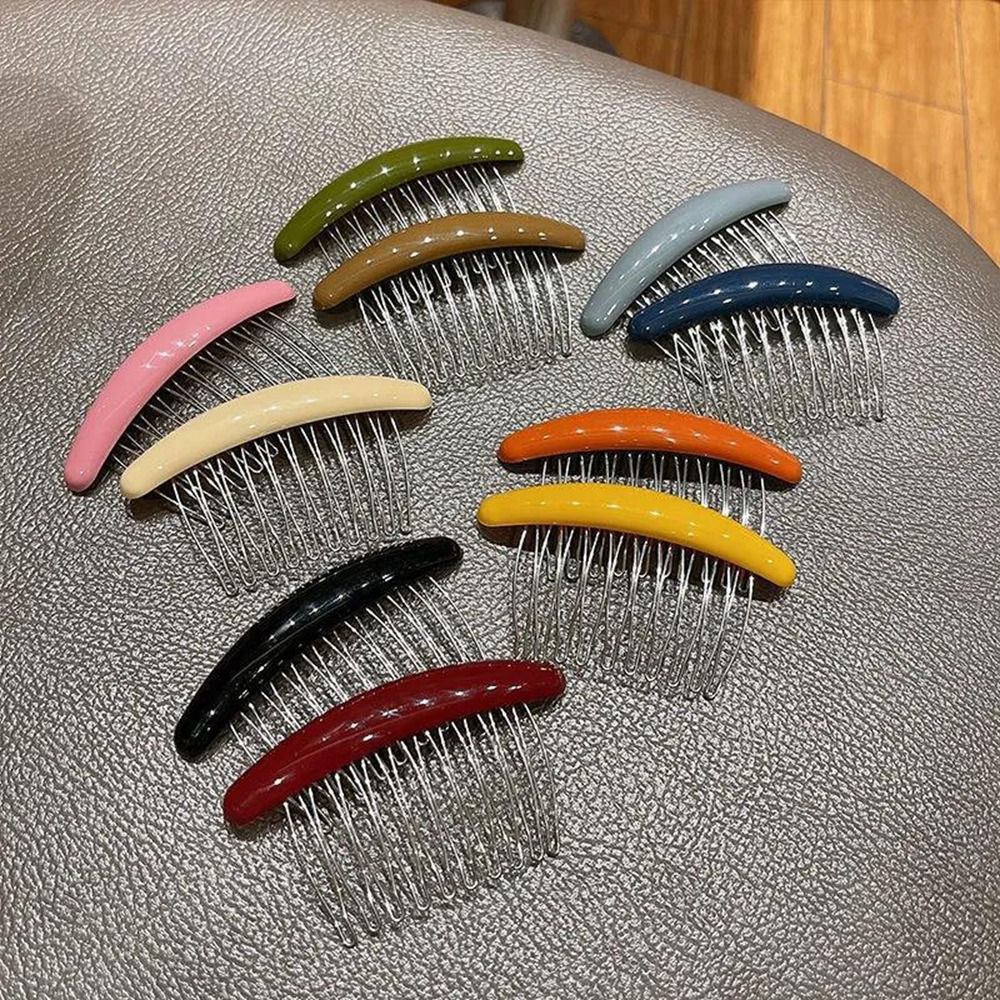 헤어 빗 헤어핀 캔디 컬러 헤어 클립 바레트 헤어 빗  - Hair Clips 리뷰 및 가격