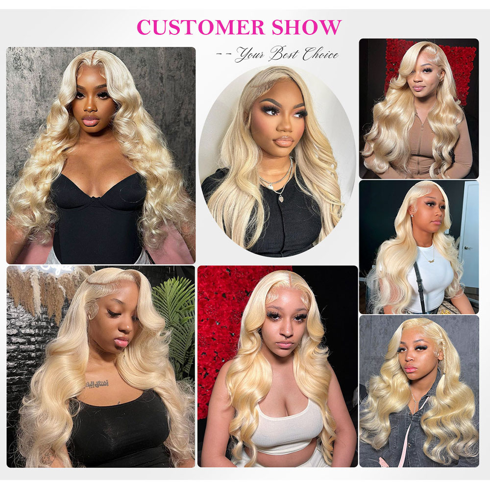613 블론드 13x6 13x4 HD 레이스 프론트 인 - 613 Blonde Body Wave Lace Front Wig 리뷰 및 가격
