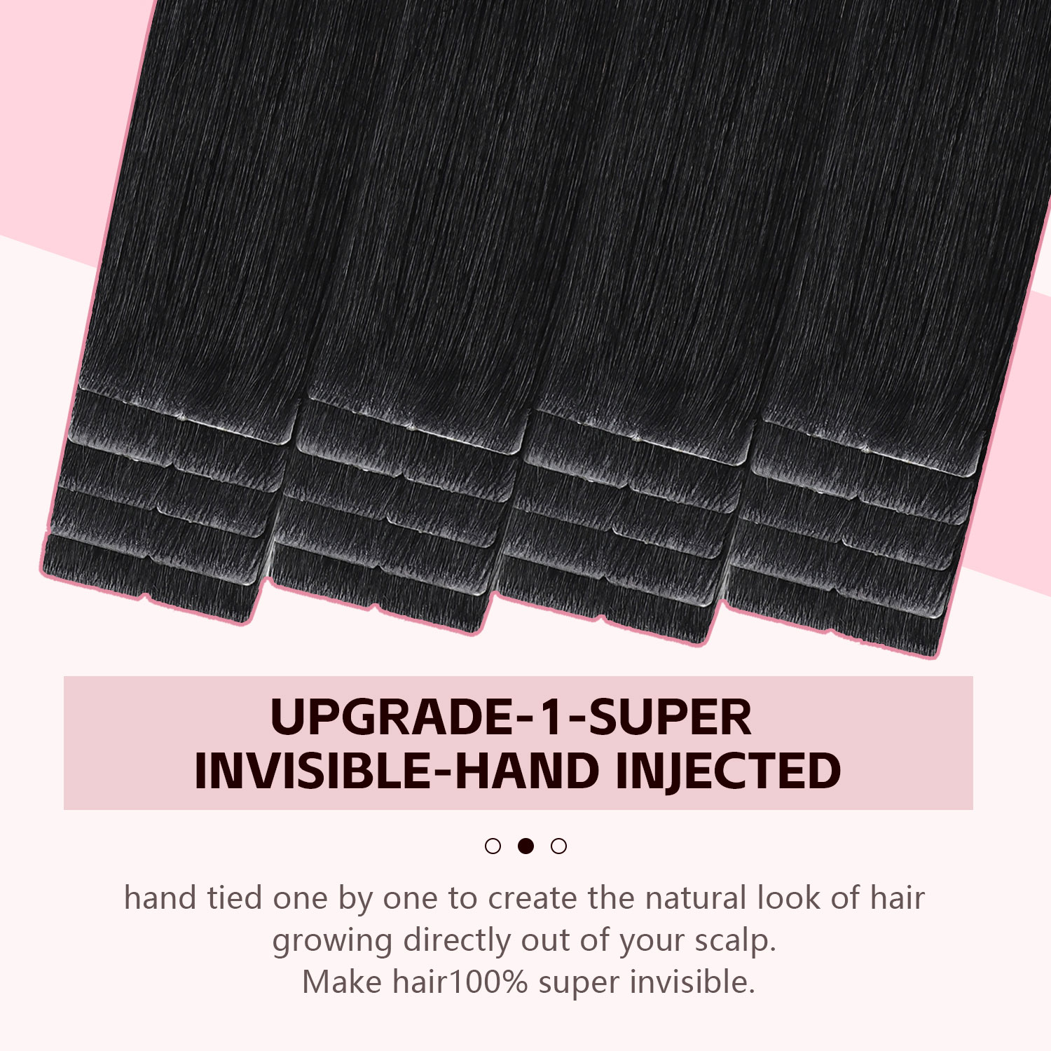 스윗멧 인비저블 테이프 인 헤어 익스텐션 천연 인모 3 - Invisible Tape In Extensions Real Hair 리뷰 및 가격