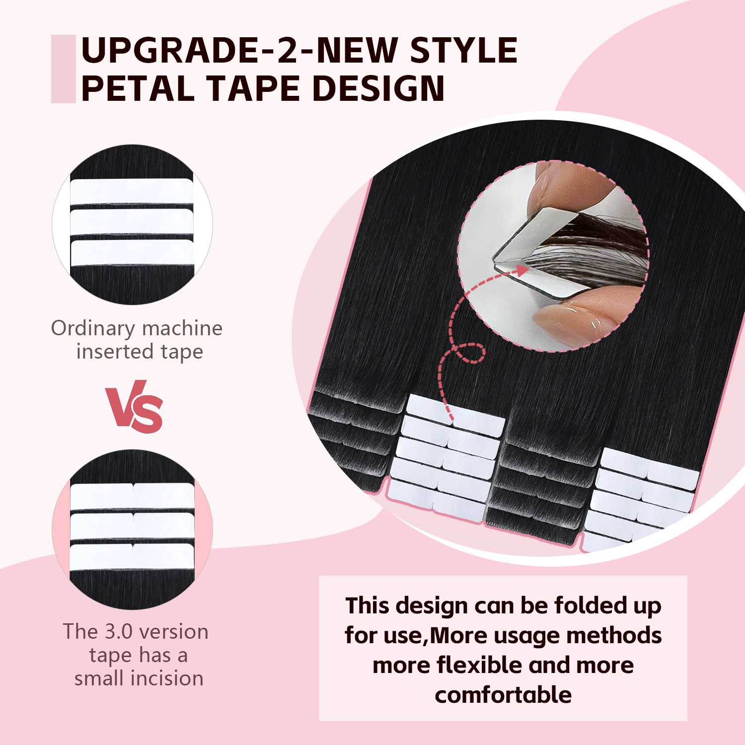 스윗멧 인비저블 테이프 인 헤어 익스텐션 천연 인모 3 - Invisible Tape In Extensions Real Hair 리뷰 및 가격