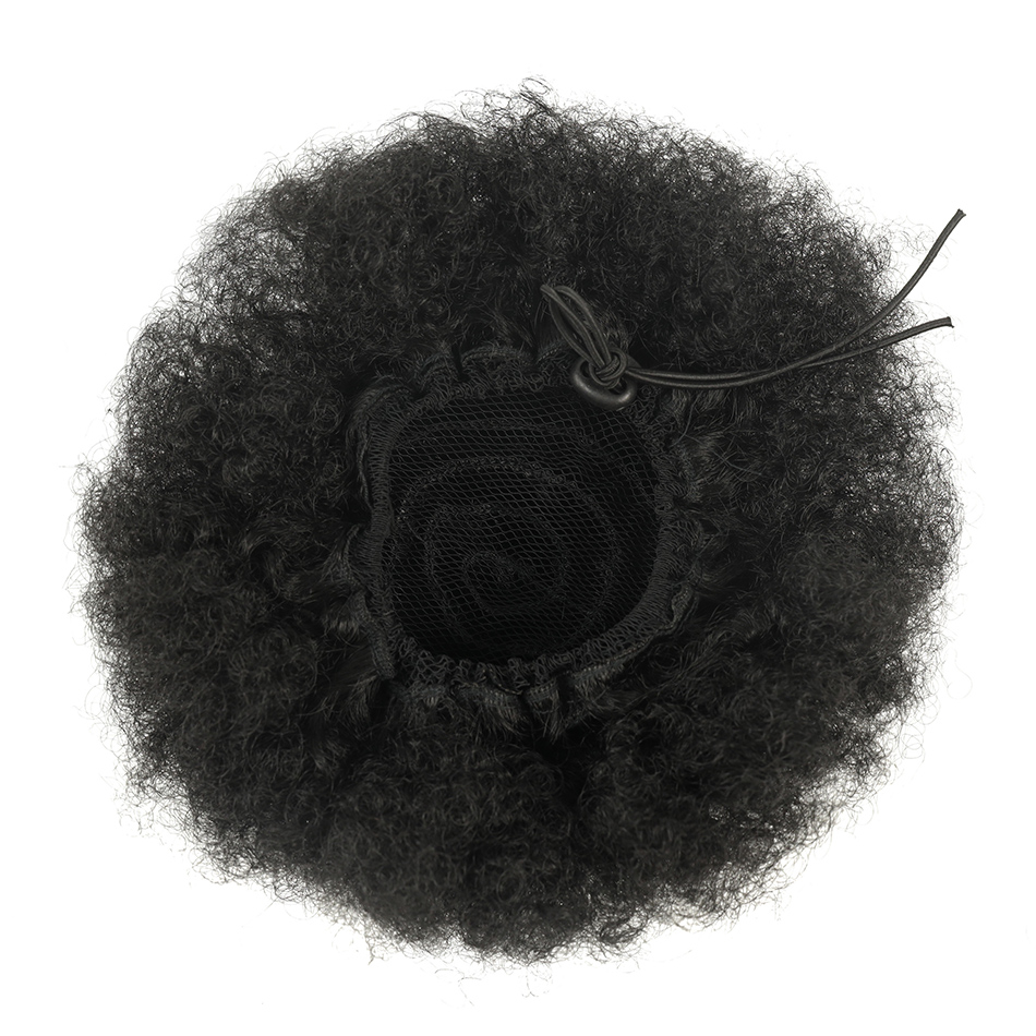 아프로 퍼프 드로스트링 포니테일 짧은 합성 곱슬머리 번 - Drawstring Afro Curly Puff Ponytail 리뷰 및 가격