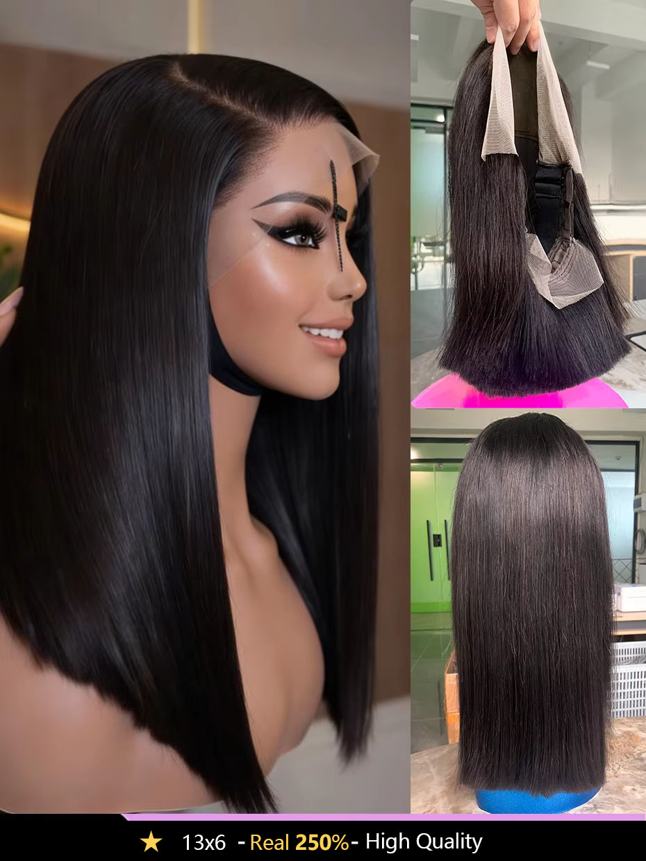 13x4 레이스 프론탈 100% 인모 가발, 사전 플러 - Glueless Wear And Go Human Hair Wig 리뷰 및 가격