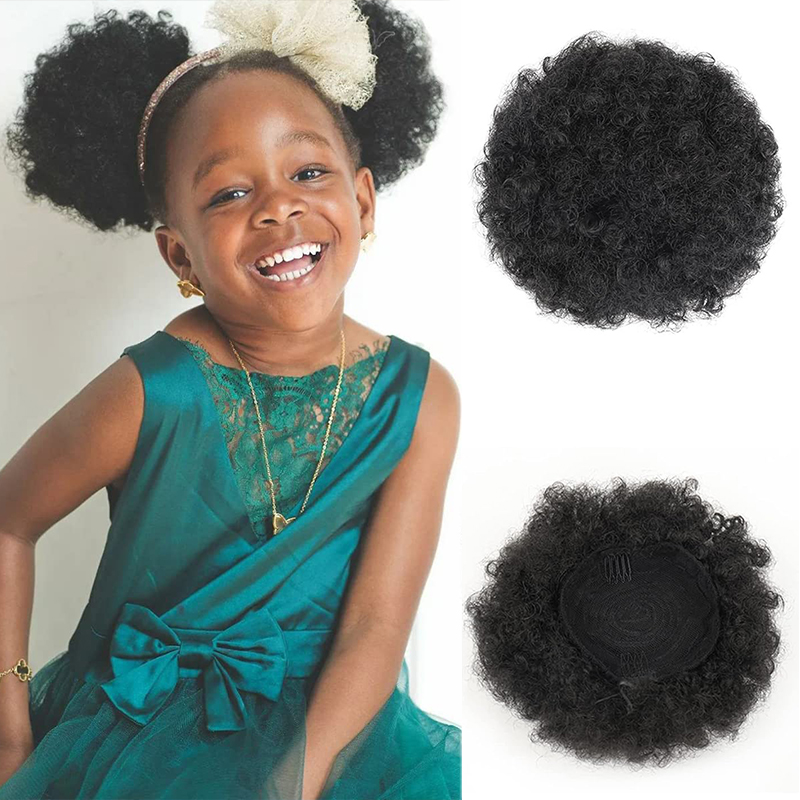 6 인치 아프로 퍼프 Drawstring 포니 테일 합 - Drawstring Afro Curly Puff Ponytail 리뷰 및 가격