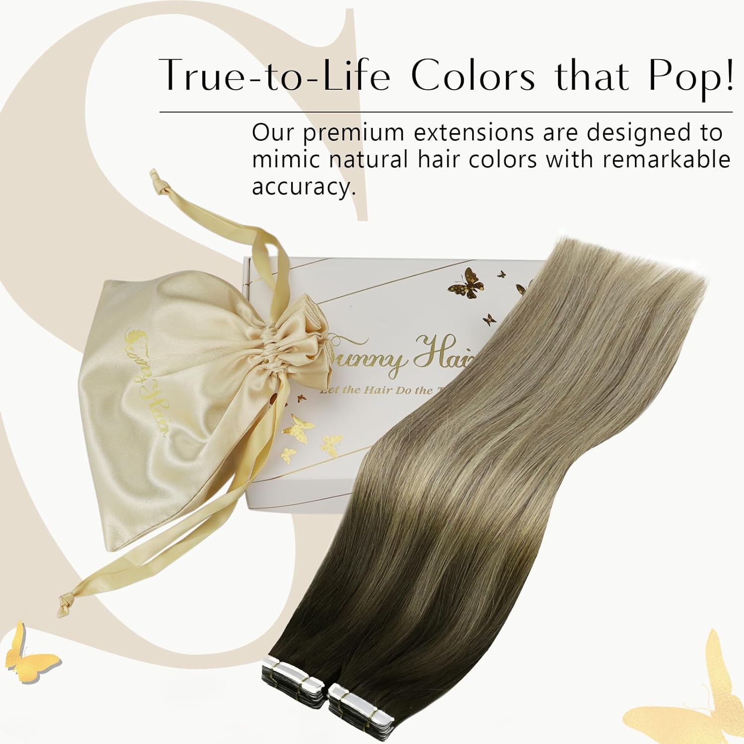 VeSunny 테이프 인 헤어 익스텐션 인간의 머리카락 - Invisible Tape In Extensions Real Hair 리뷰 및 가격
