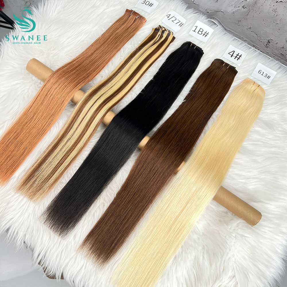 클립형 인모 헤어 익스텐션 천연 생모 버진 스트레이트  - Seamless Clip In Hair Extensions Human Hair 리뷰 및 가격