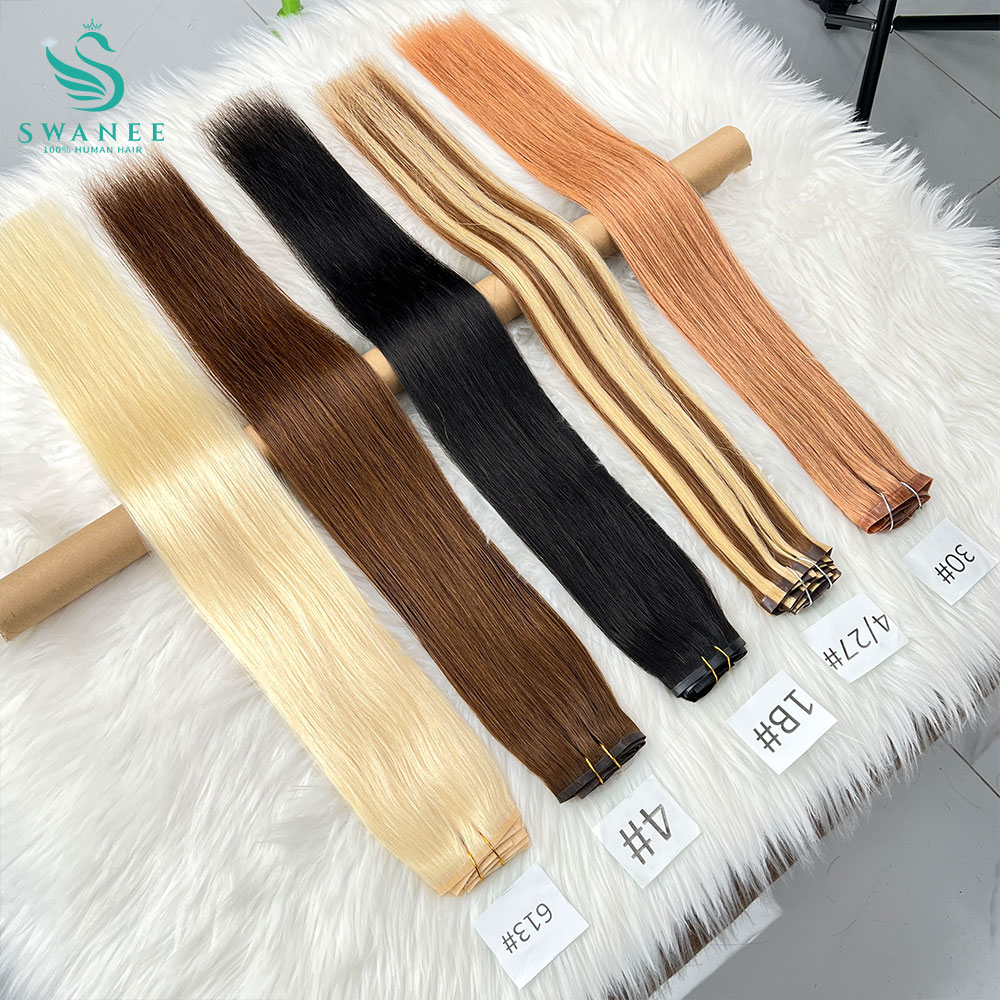 클립형 인모 헤어 익스텐션 천연 생모 버진 스트레이트  - Seamless Clip In Hair Extensions Human Hair 리뷰 및 가격