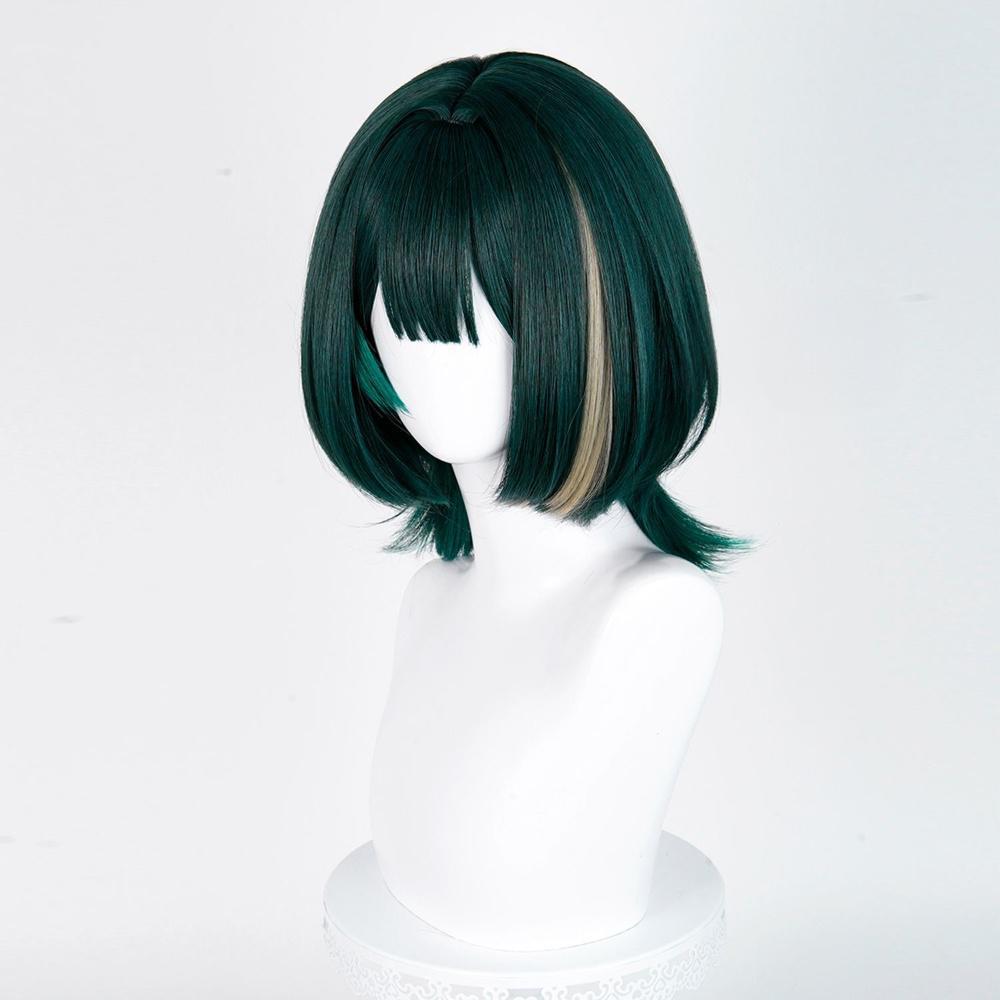 애니메이션 네페르 코스프레 가발 그린 하이라이트 가발  - Synthetic Wigs 리뷰 및 가격