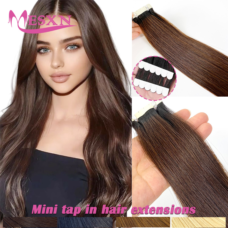 미니 테이프 인모 헤어 익스텐션 천연 헤어 익스텐션 스 - Invisible Tape In Extensions Real Hair 리뷰 및 가격