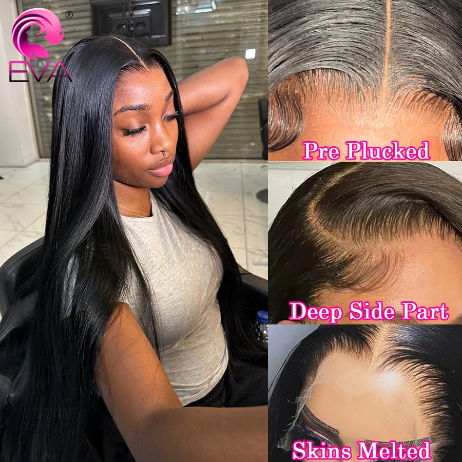 에바 헤어 딥 파트 HD 레이스 정면 가발, 13x6  - Hd Lace Frontal Wig Human Hair Pre Plucked 리뷰 및 가격