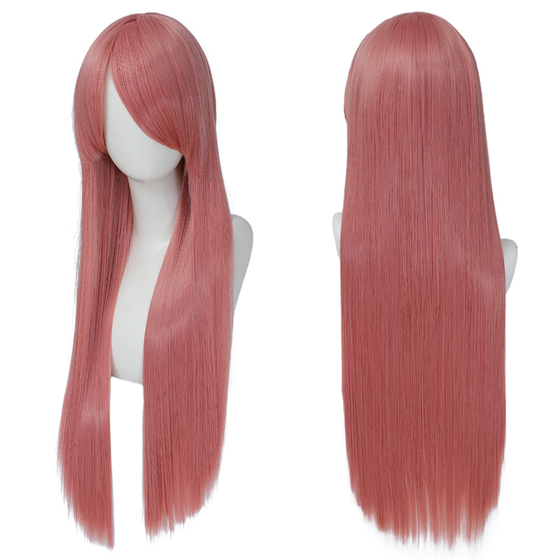 다채로운 긴 직선 합성 머리 흰색 보라색 검정색 코스프 - Synthetic Braided Wigs For Black Women 리뷰 및 가격