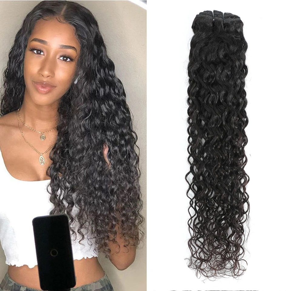 워터 웨이브 클립인 헤어 익스텐션 인모 더블 웨프트 딥 - Seamless Clip In Hair Extensions Human Hair 리뷰 및 가격