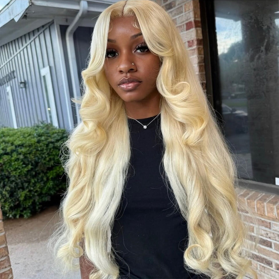 613 블론드 13x6 HD 투명 레이스 프론트 가발  - 613 Blonde Body Wave Lace Front Wig 리뷰 및 가격