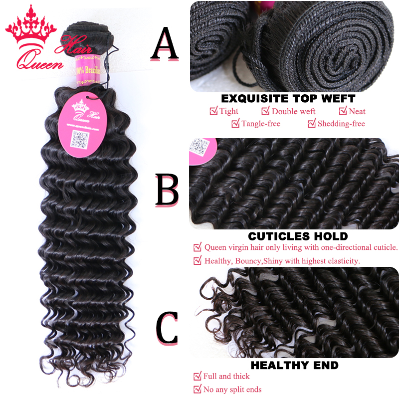 Top Quality Hair Bundles With  - Deep Wave 3 Bundles With Closure 리뷰 및 가격