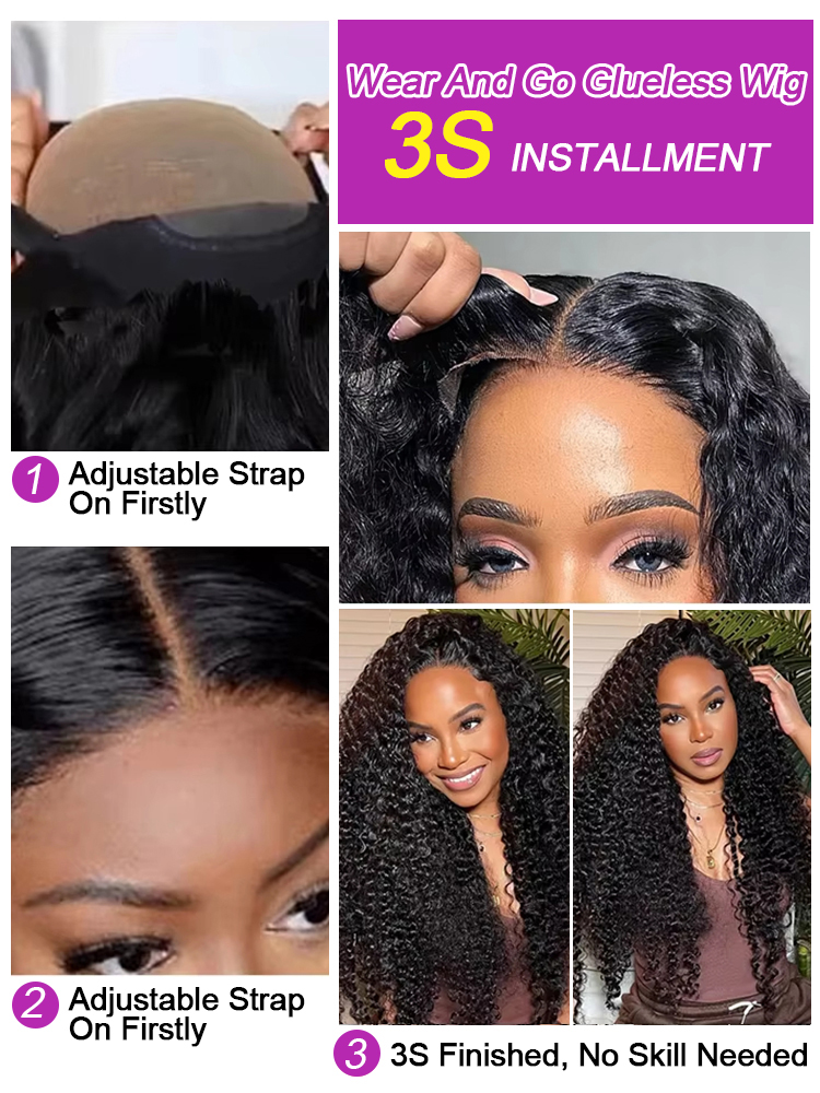 딥 웨이브 가발 13x4 HD 투명 레이스 프론트 인모 - Water Wave Bulk Human Hair For Braiding 리뷰 및 가격
