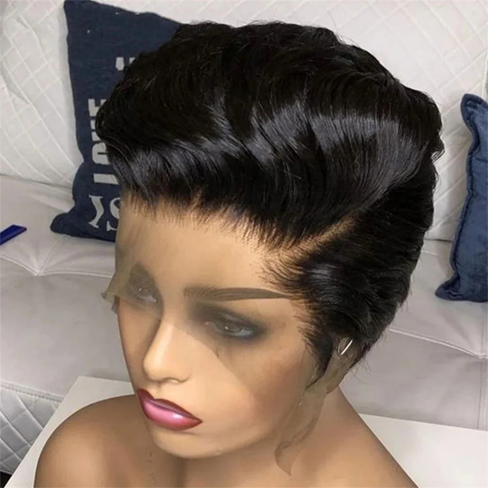 여성용 픽시 컷 가발, 인모 100% 스트레이트 레이스 - Short Pixie Cut Wig Human Hair Cheap 리뷰 및 가격
