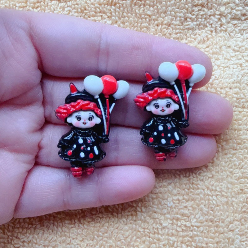 12개 조커 풍선 어린이용 재미있는 수제 DIY 크림  - Hair Clips 리뷰 및 가격